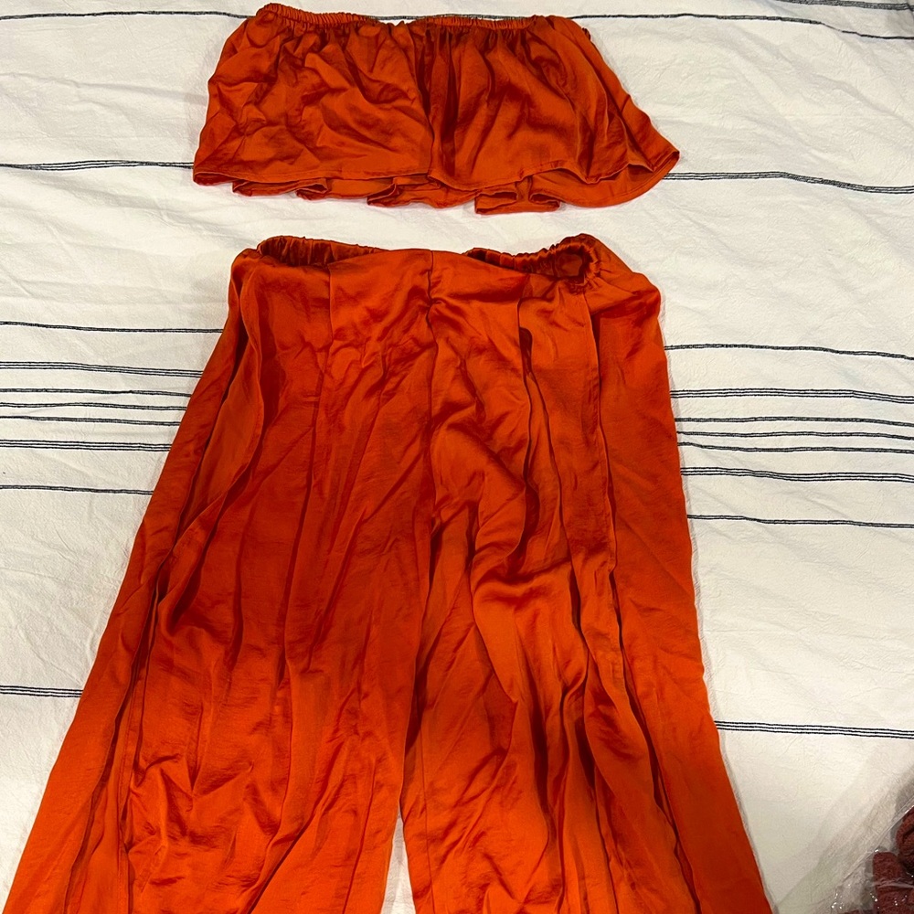 2 piece top matching pants
